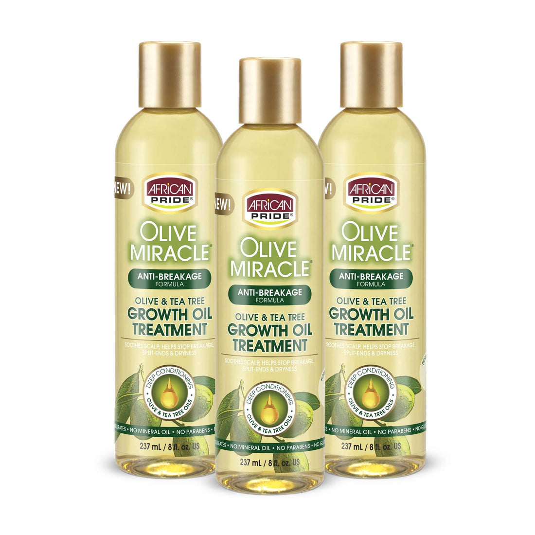 African Pride Olive Miracle Growth Oil