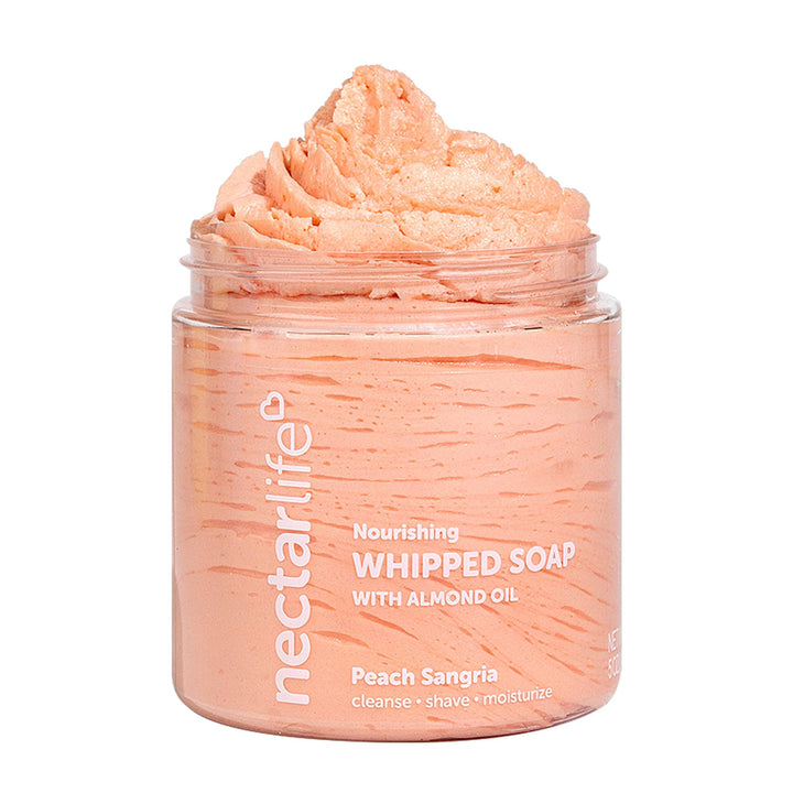 Nectar Life Whipped Soap and Shave Butter, 5 oz (Peach)