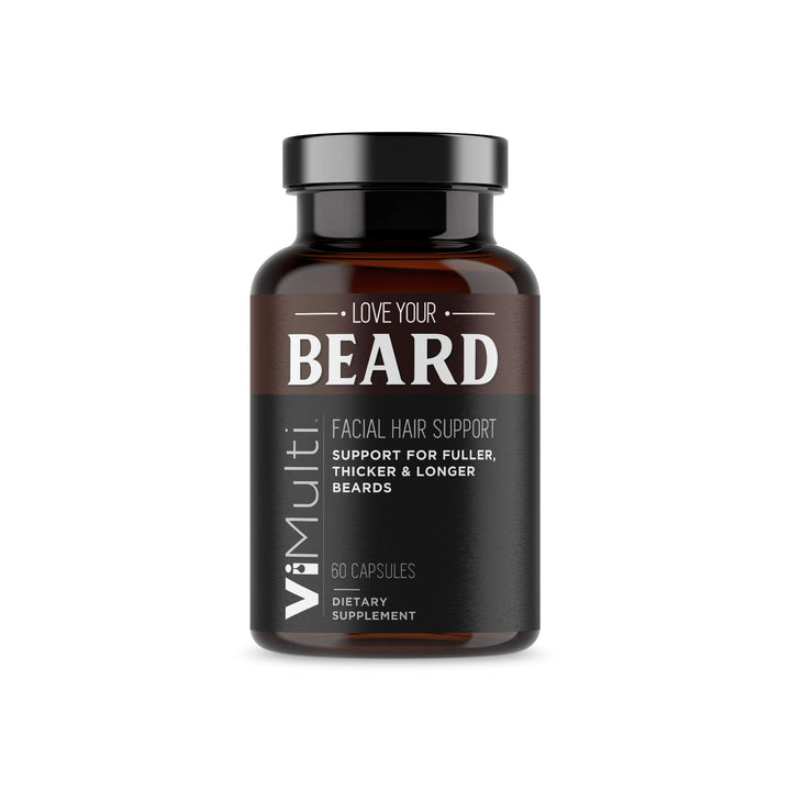 Vimulti Beard Growth and Hair Loss Treatment Proven To Support Facial Hair Growth and Hair Loss Supplement. Beard Growth Products Promote Hair Growth Fast. Works with Beard Oil and Beard Conditioner