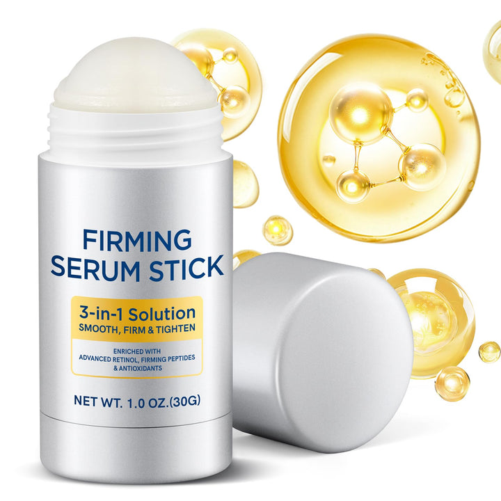 Retinol Firming Serum Stick, Retinol Face Stick with Antioxidants to Visibly Tighten and Firm Wrinkles, Advanced Firming & Wrinkle-Reducing Cream for Face and Body