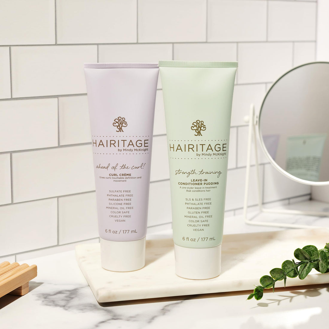 Hairitage Ahead of the Curl! Hydrating Curl Cream - Frizz Control, Strength Training Leave In Conditioner Pudding - 12 Fluid Ounces