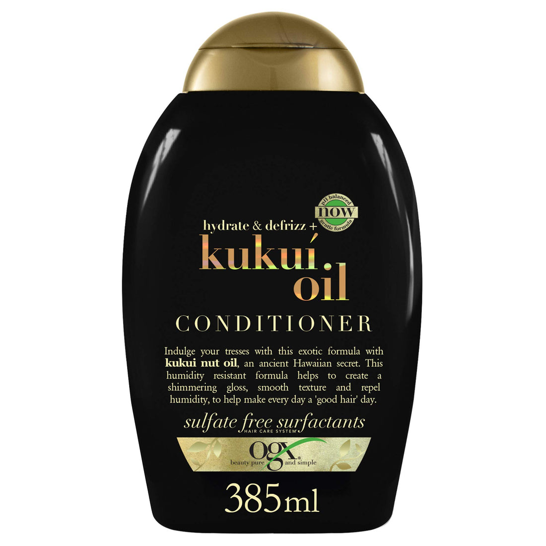 OGX Kukui Oil Conditioner, Hydrate & Defrizz, 13 Ounces