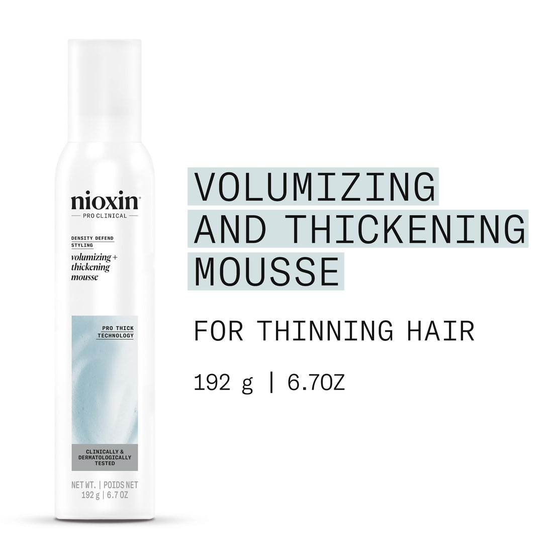 Nioxin Volumizing Reflectives Bodifying Foam 6.8oz