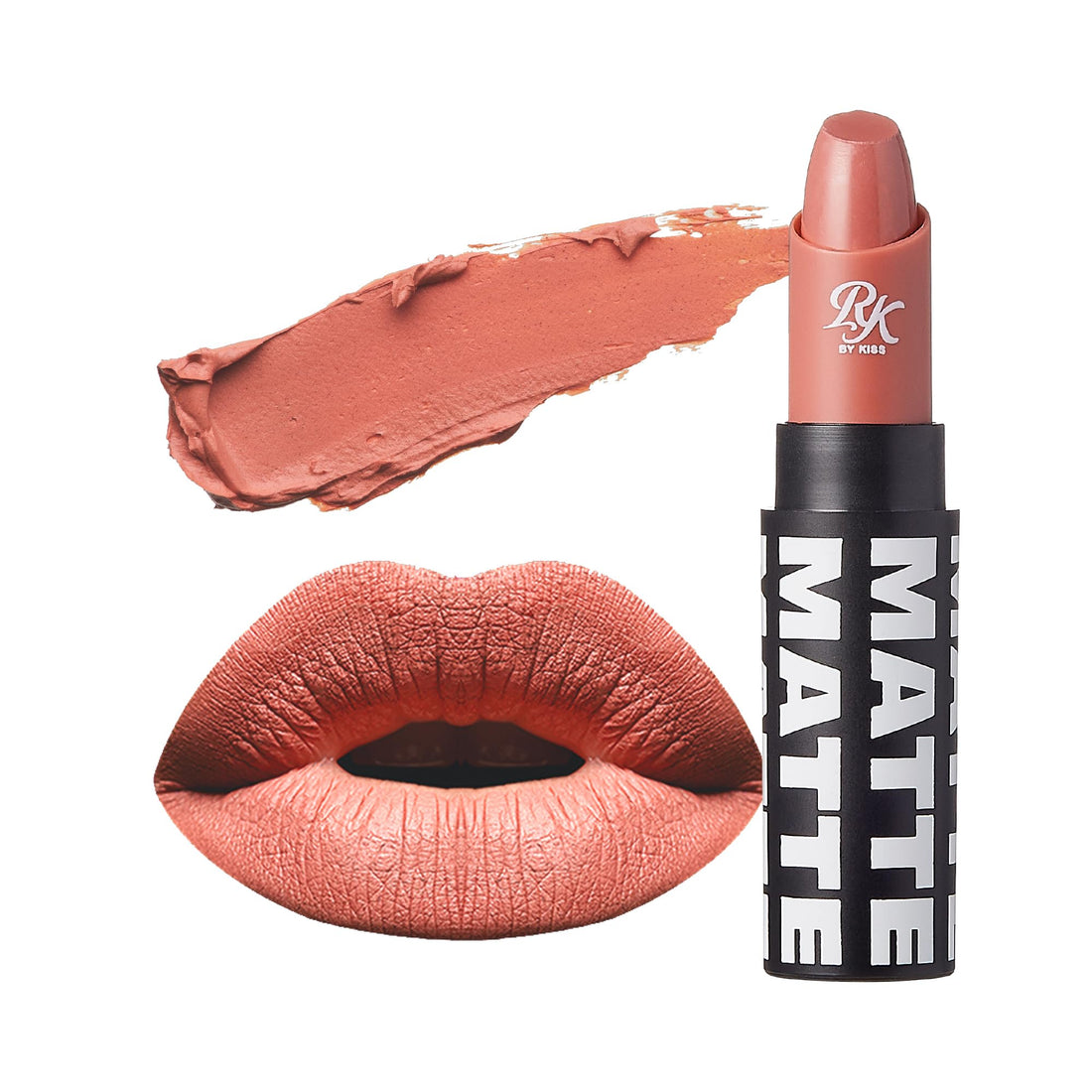 Kiss Ruby Kisses Matte Lipstick Nude Rose (3ml)
