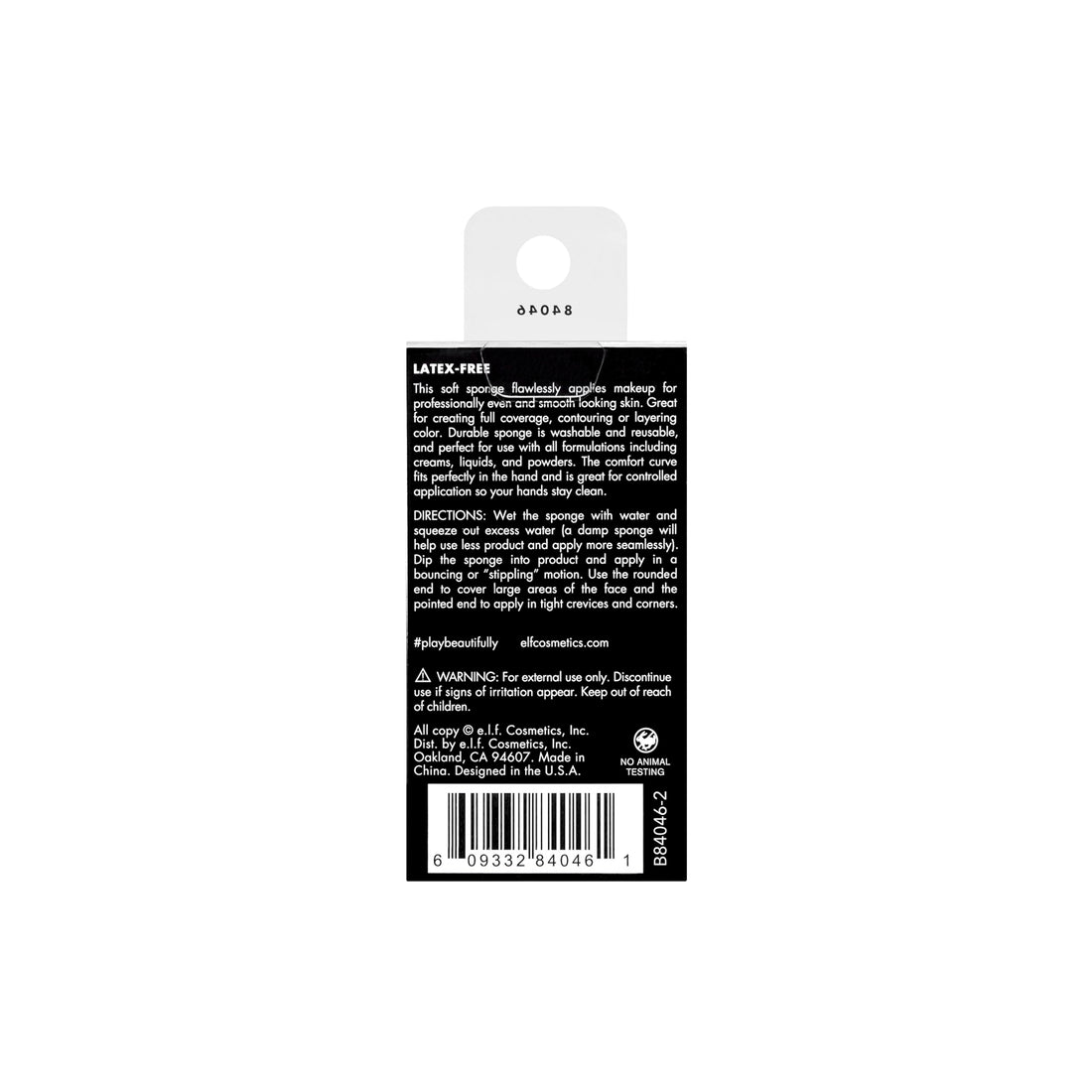 e.l.f. Cosmetics Blending Sponge, Flawlessly Applies Makeup for a Smooth, Professional Finish