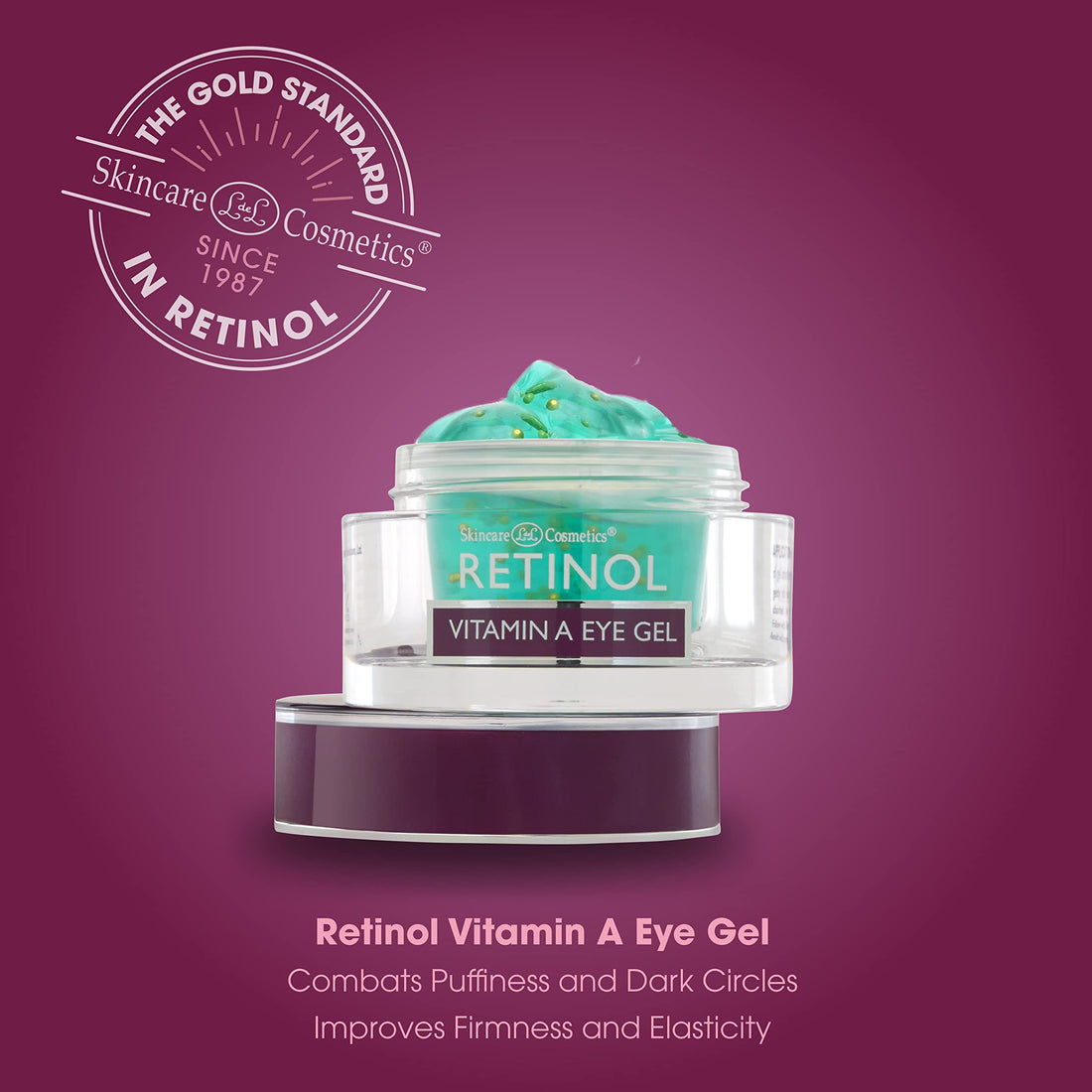 Skincare LdeL Cosmetics Retinol Eye Gel, .5-Ounce Jar