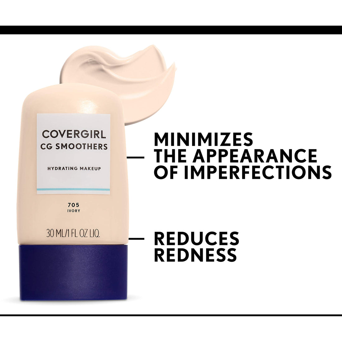 COVERGIRL Smoothers Hydrating Makeup Classic Beige, 1 oz