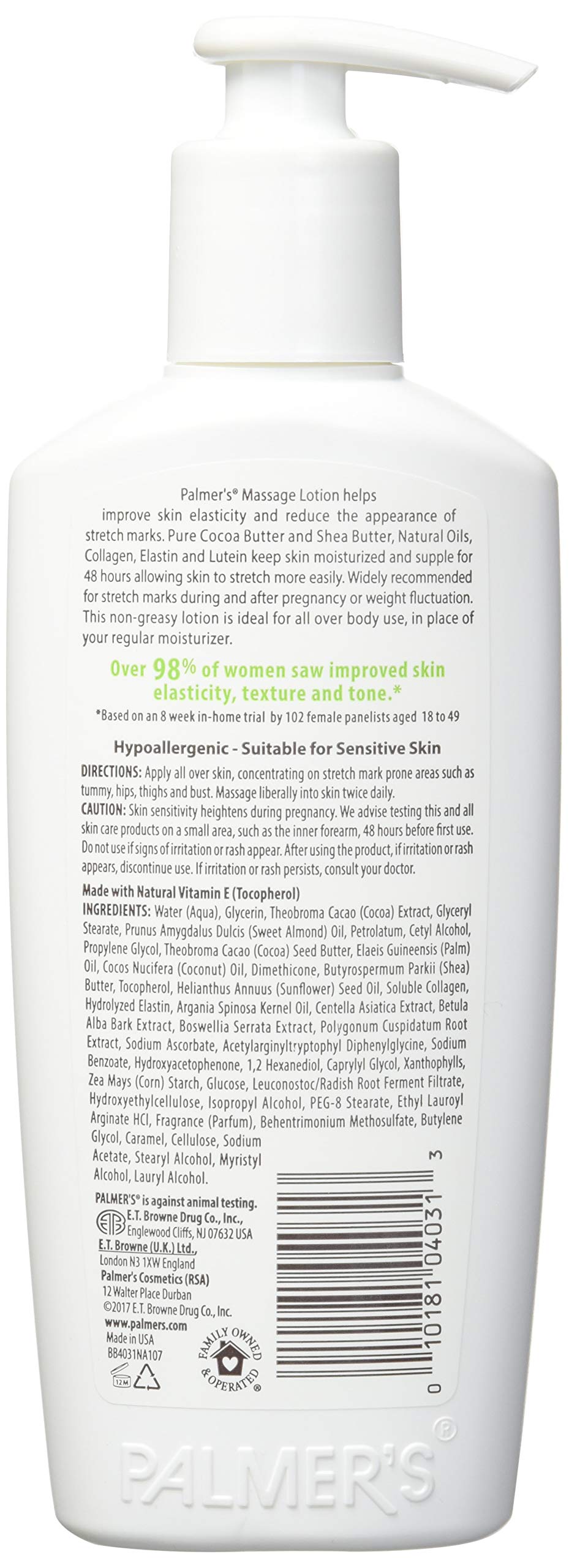 Palmer's Cocoa Butter Formula Massage Lotion for Stretch Marks, 8.5 Ounce, 3 Pack