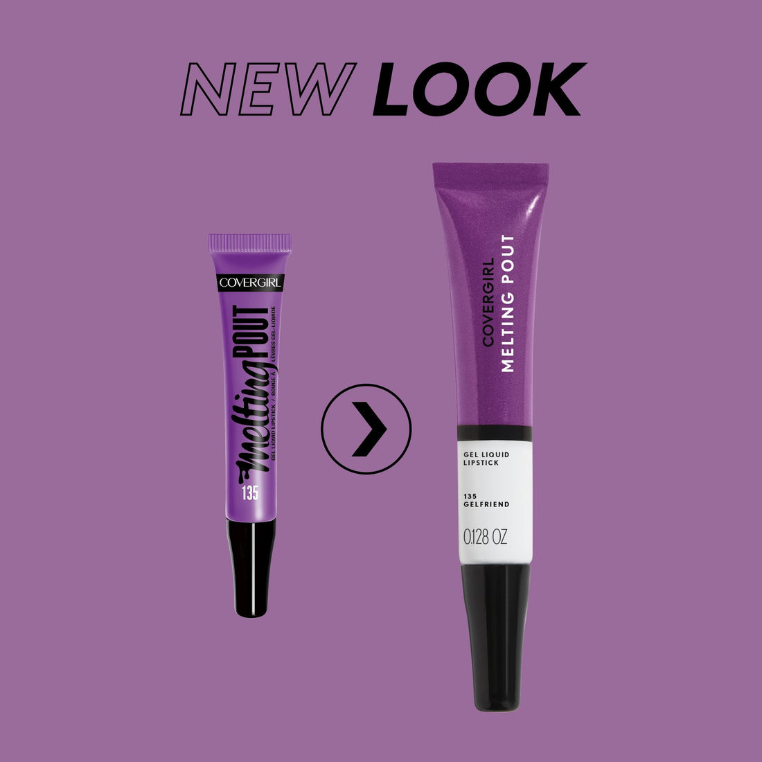 COVERGIRL Melting Pout Liquid Lipstick, Gelfriend, 0.24 Ounce (packaging may vary)