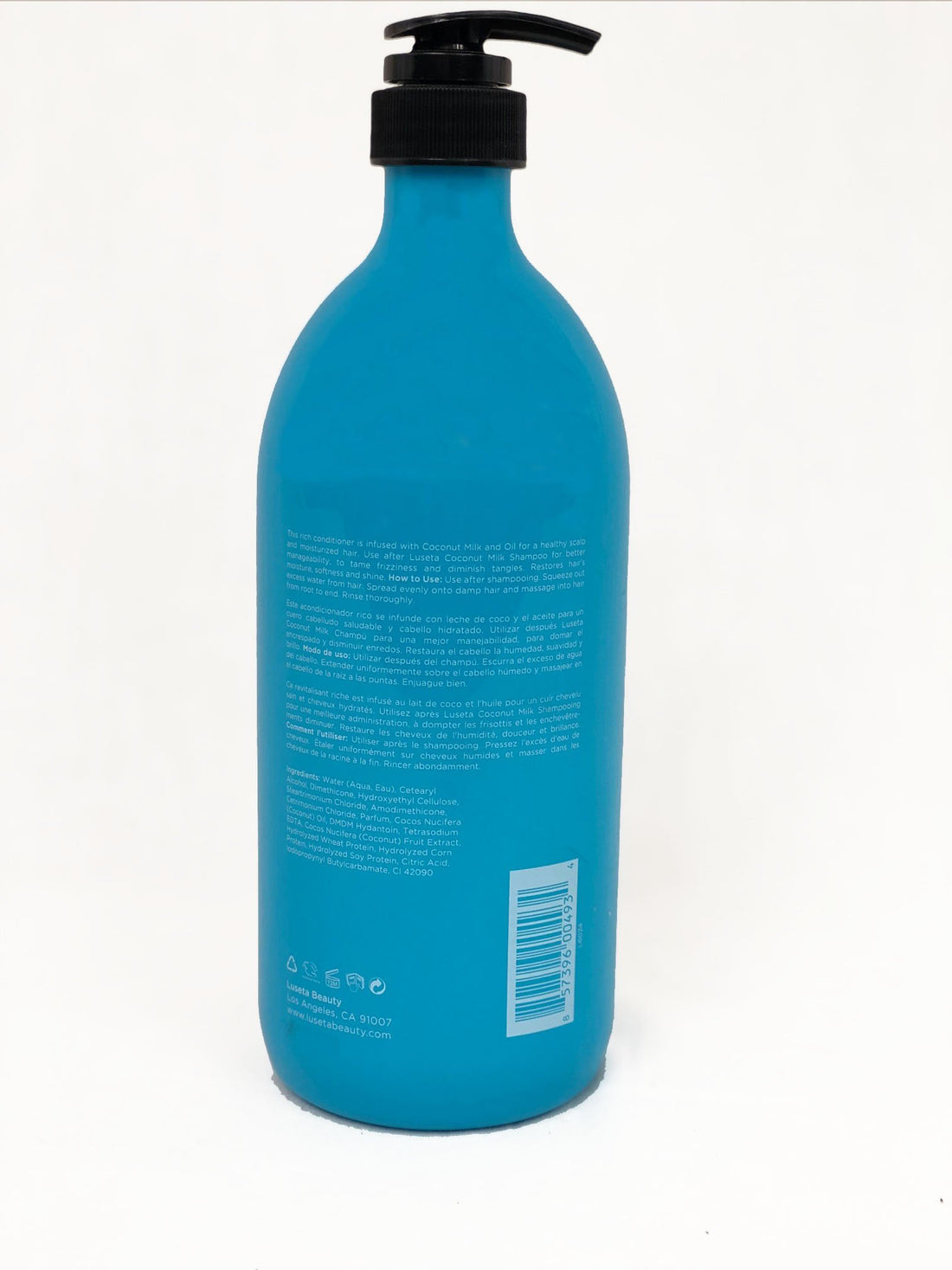 Luseta Coconut Milk Conditioner Nourishing & Moisturizing Formula, Color Safe, Free of Sulfates, Parabens, and Gluten, For Normal To Dry Hair