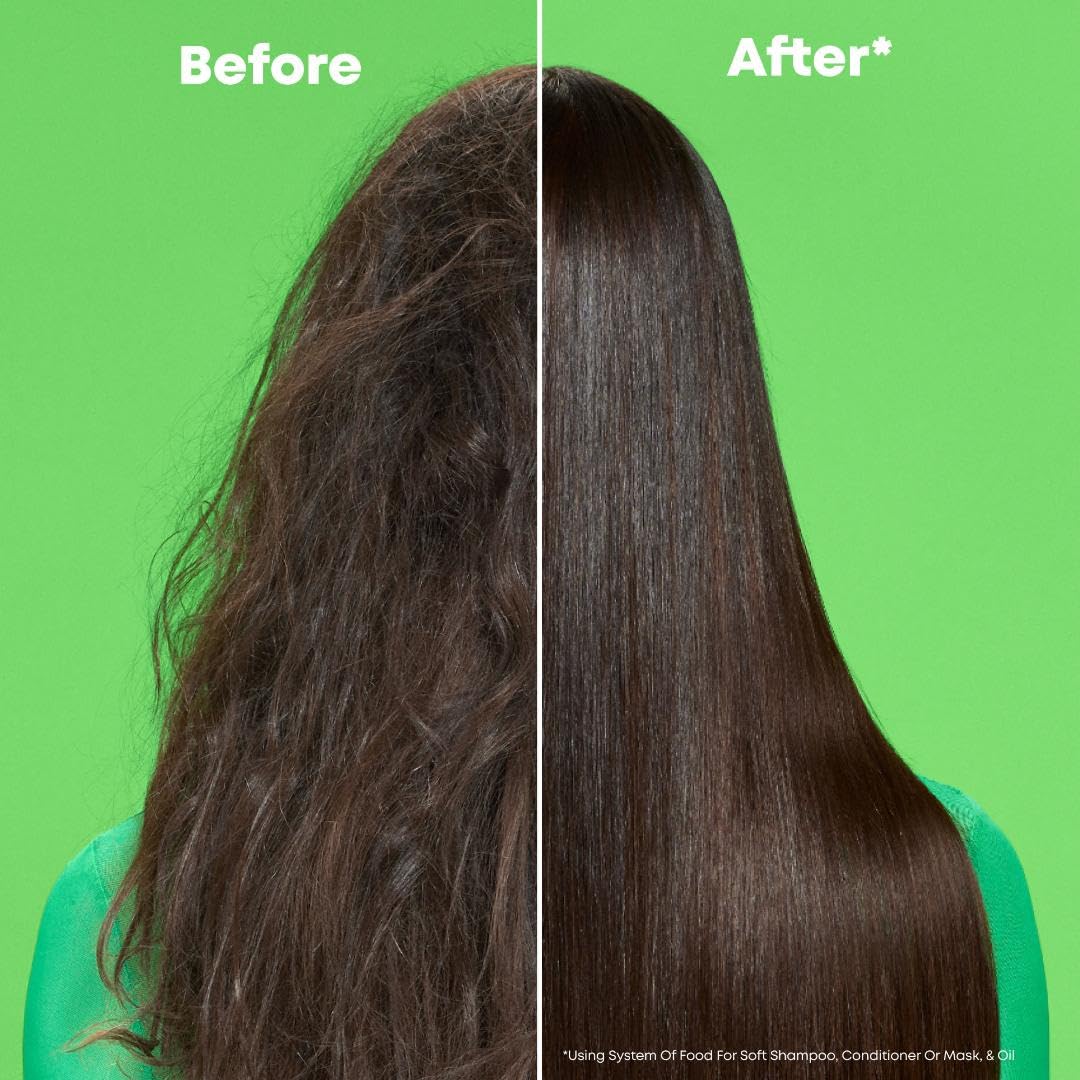 Matrix Food For Soft Shampoo For Color-Treated, Dry and Brittle Hair - Moisturizes, Softens and Smooths, With Avocado Oil & Hyaluronic Acid, Vegan, 10.1 Fl Oz