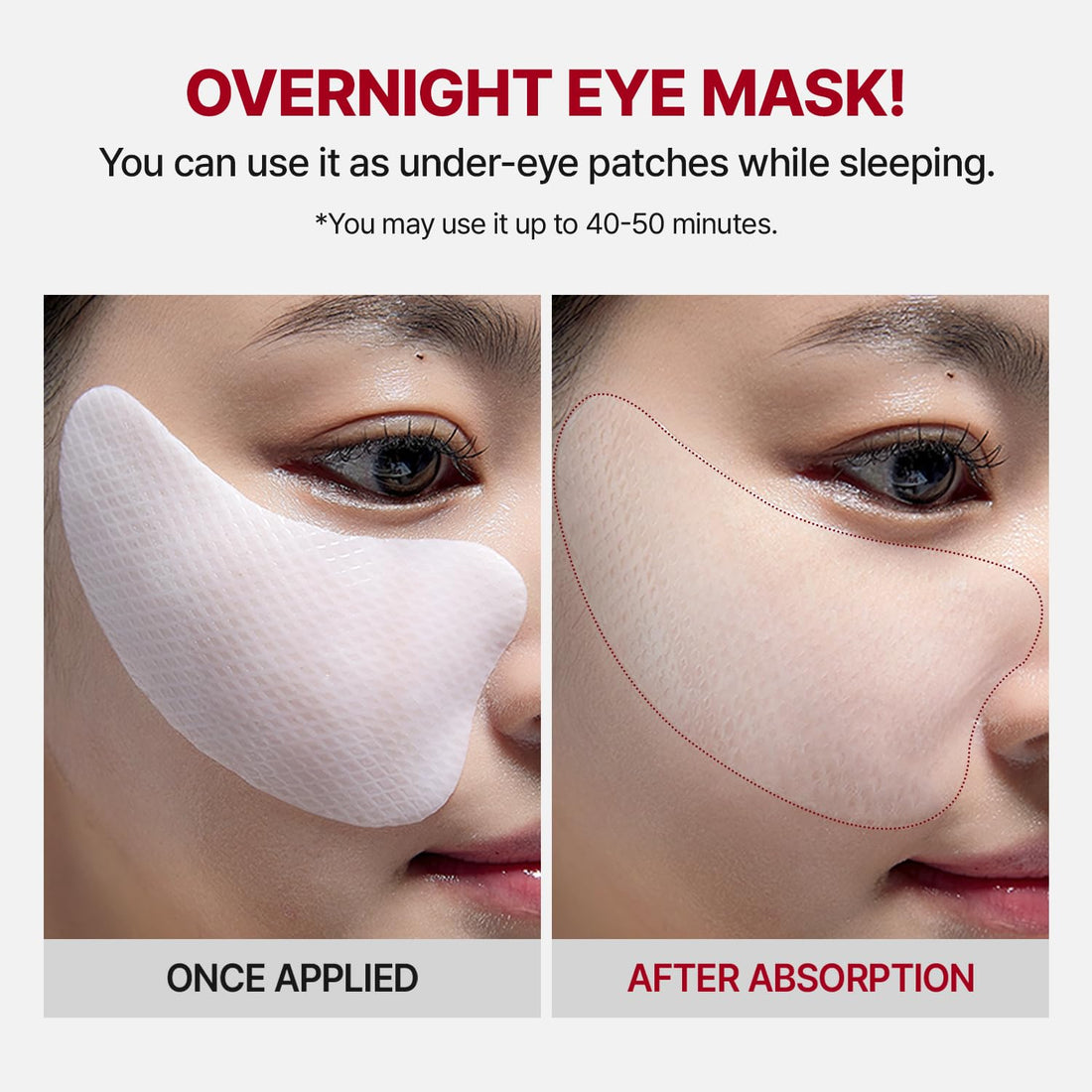 Wrinkle-fit Tangle Eye Patch - Under Eye Patches for Dark Circles and Puffy Eyes, Eye Bags Treatment for Women - Mega Collagen Eye Patches, Eye Gel Pads for Puffiness- Firming & Deep Hydrating - 4EA