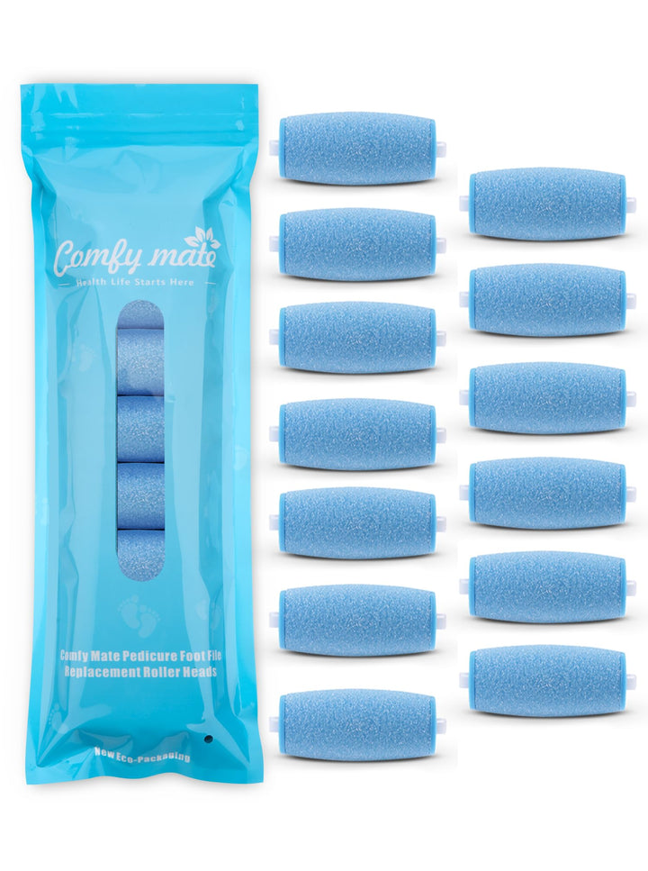 5 Extra Coarse for WET AND DRY : 5 Extra Coarse Replacement Roller Refill Heads Compatible with Amope Wet & Dry Electronic Foot File (5 Extra Coarse for Wet & Dry)