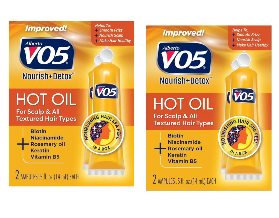 Vo5 Hot Oil Therapy Treatment 2 Count 0.5 Ounce (14ml) (2 Pack)