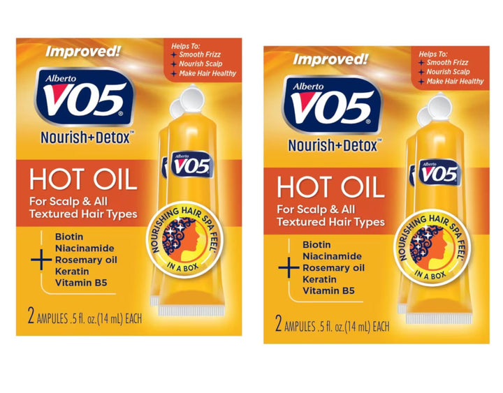 Vo5 Hot Oil Therapy Treatment 2 Count 0.5 Ounce (14ml) (2 Pack)