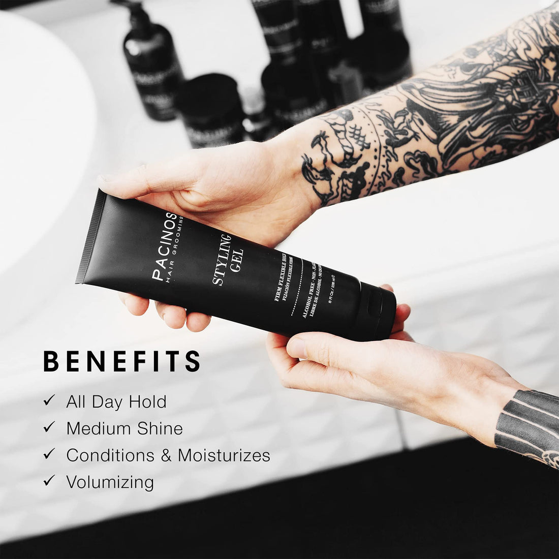 Pacinos Styling Gel 8 oz
