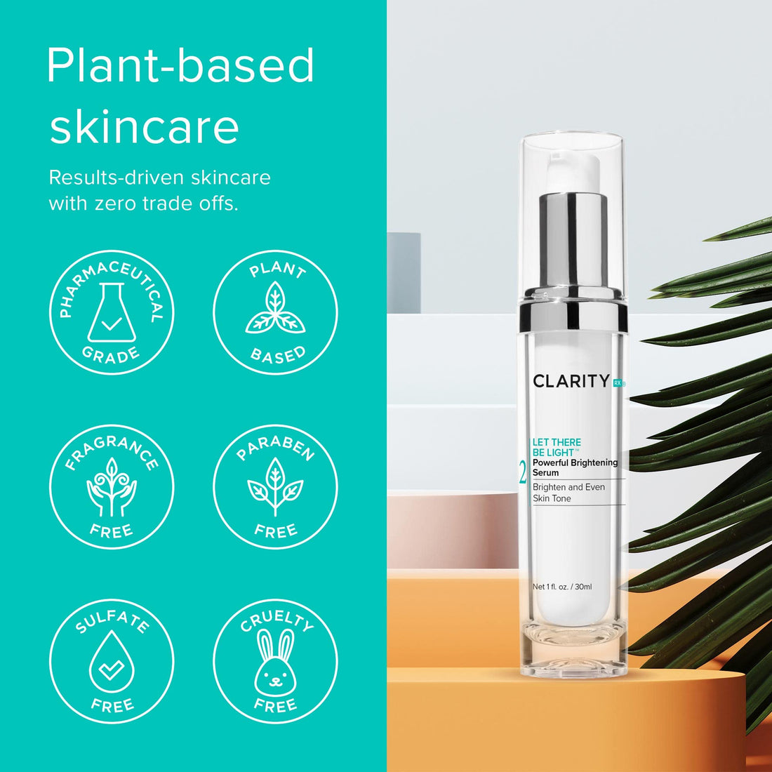 ClarityRx Lightening Serum, 1 Fl Oz (packaging may vary)