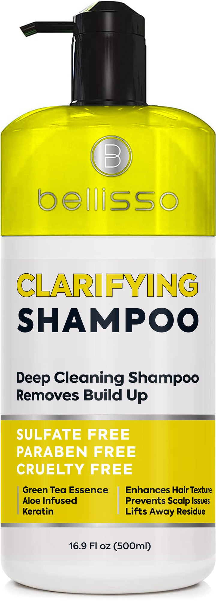 Clarifying Shampoo for Women and Men - Ideal for Oily Hair and Build Up - Gentle, Moisturizing Sulfate Free Formula - Safe for Color Treated, Curly Perms and Dry Scalps - Remove Chlorine for Swimmers