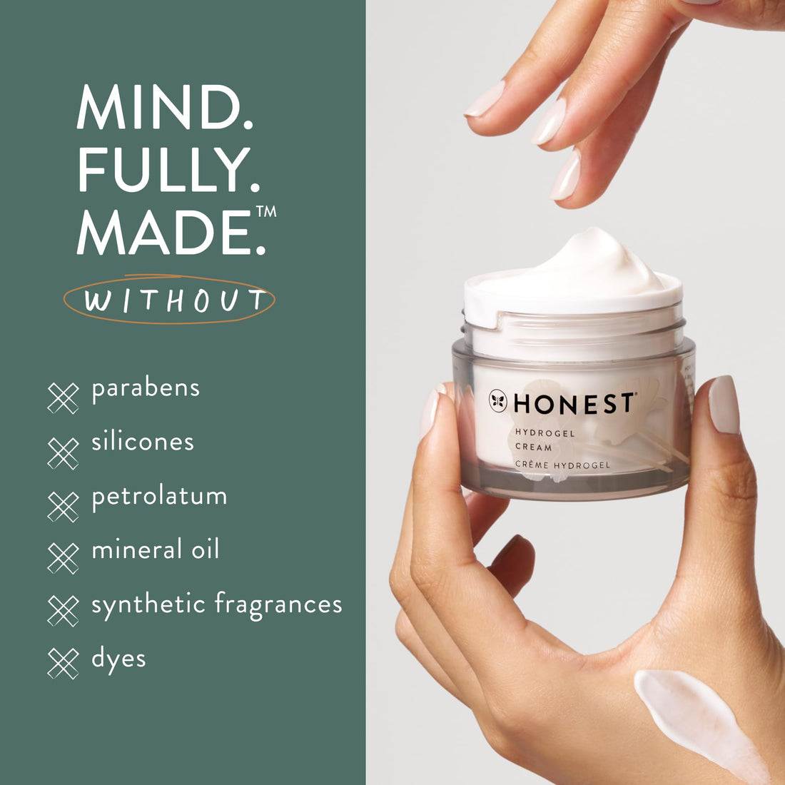 Honest Beauty Hydrogel Cream Moistrurizer, 1.7 Fluid Ounce