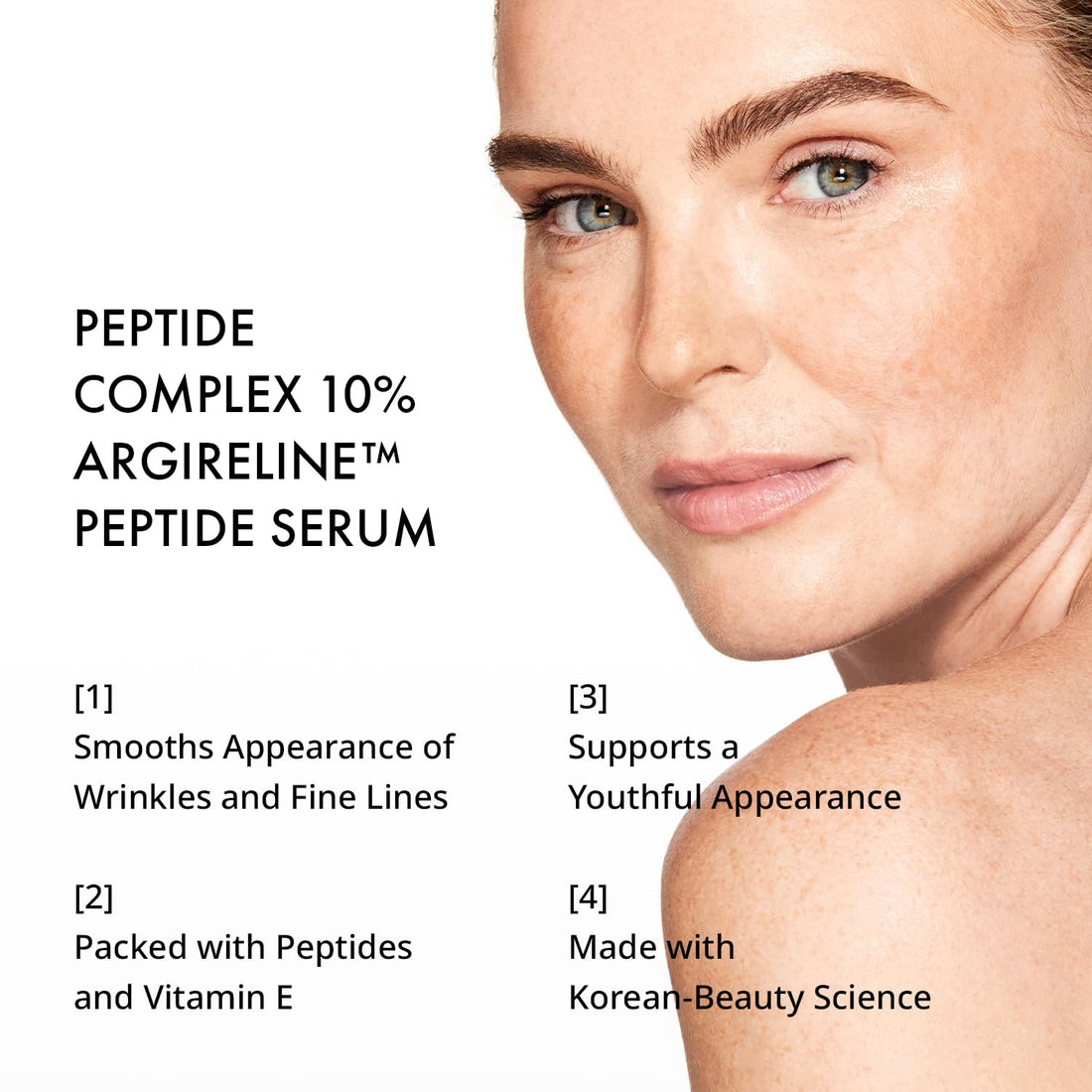 Depology Peptide Complex 10% Wrinkle Defense | Argireline™ Peptide Serum | Hydrating Face Serum Targets Dynamic Wrinkles | Vitamin C & Hyaluronic Acid Serum 1.01 fl oz