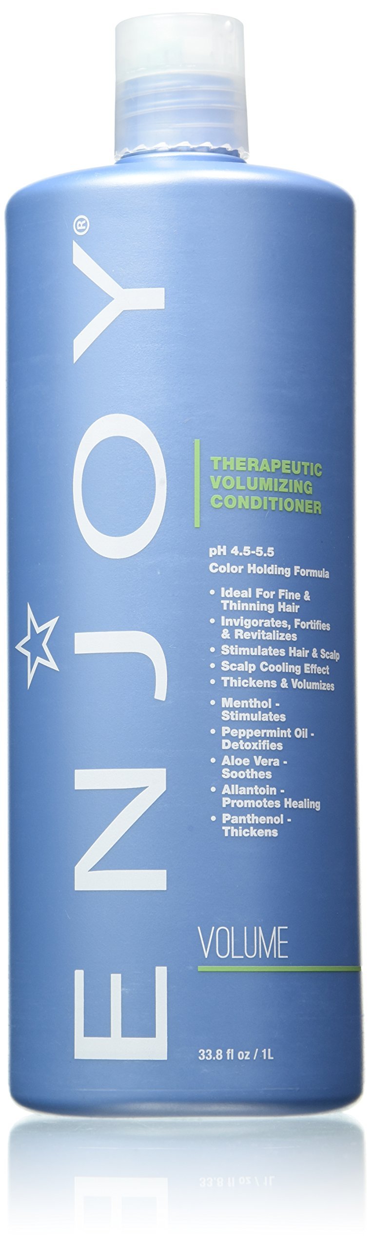 Enjoy Hair Care Therapeutic Volumizing Conditioner, 33.8 Fl Oz - Ph 4.5 - 5.5, For Damaged Hair, Hair Mask