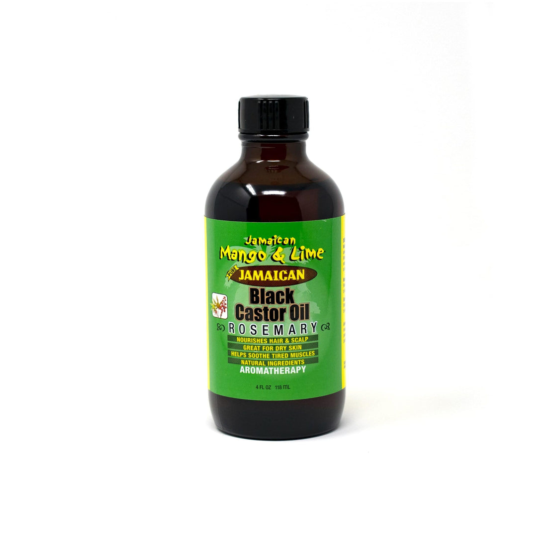 Jamaican Mango Black Castor Oil, Rosemary, 4 Ounce