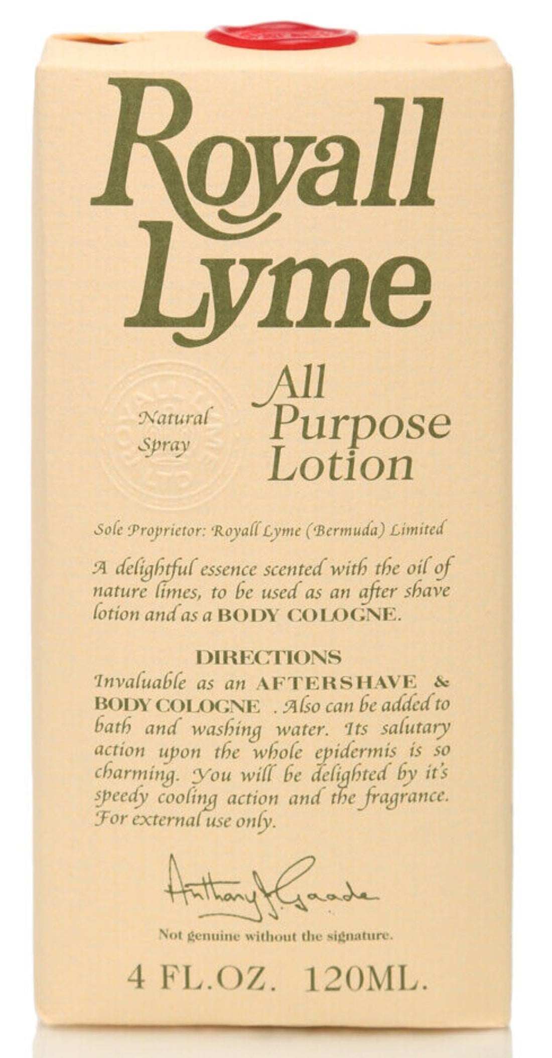 Royall Lyme for Men By Royal Fragrances Cologne/After Shave, 4-Ounce