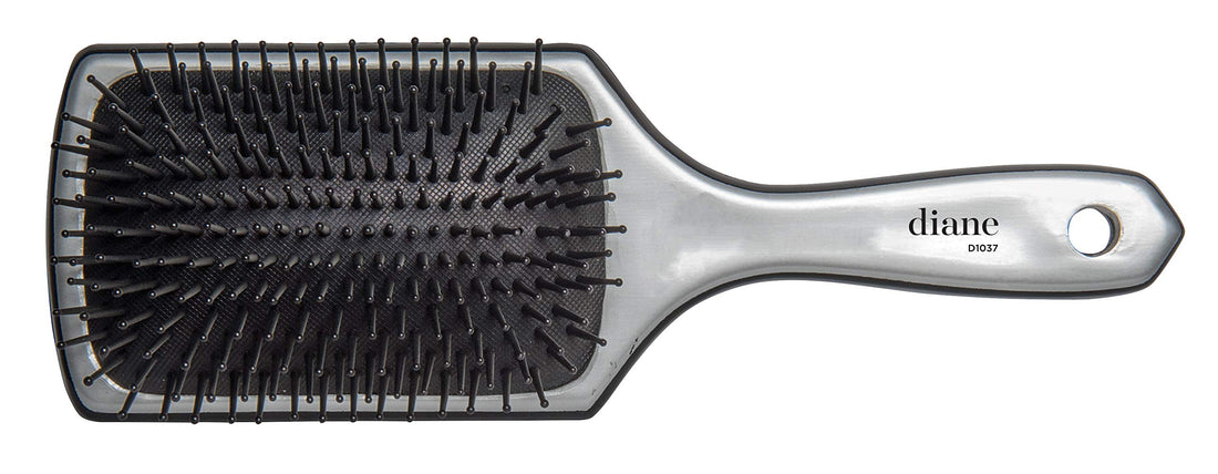 Diane Silver Cushion Paddle Brush, Large