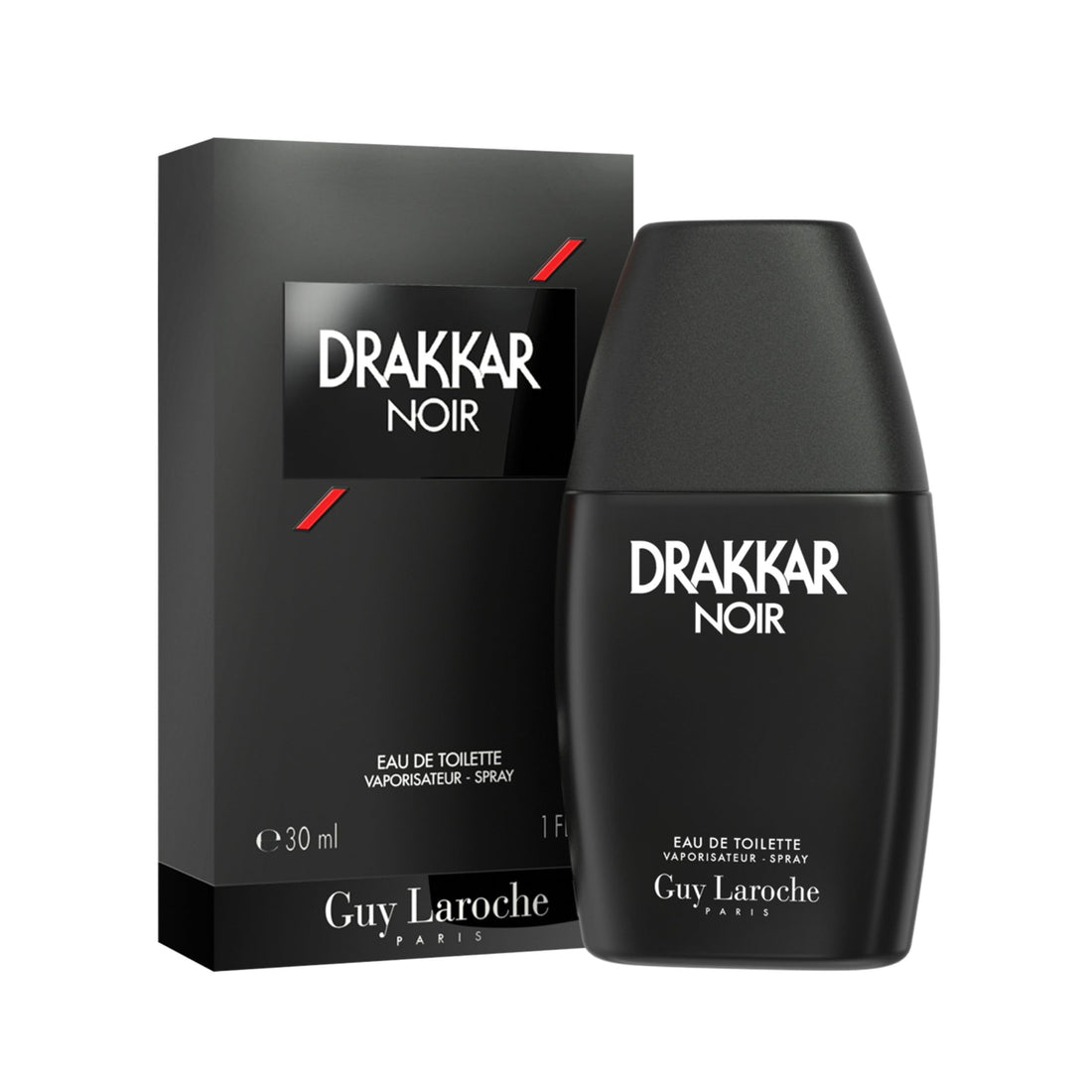 Drakkar Noir By Guy Laroche, Iconic Designer Fragrance, Intense & Powerful Eau de Toilette, Fougere Blend & Aromatic Spices, Long Lasting Mens Cologne, Day and Evening Scent, 1.0 Fl. Oz.