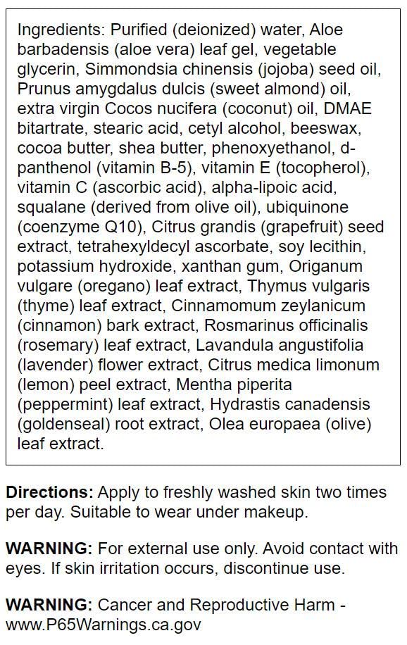 Wrinkle Cream With Dmae & Coq10 2 fl oz (59 ml) Cream