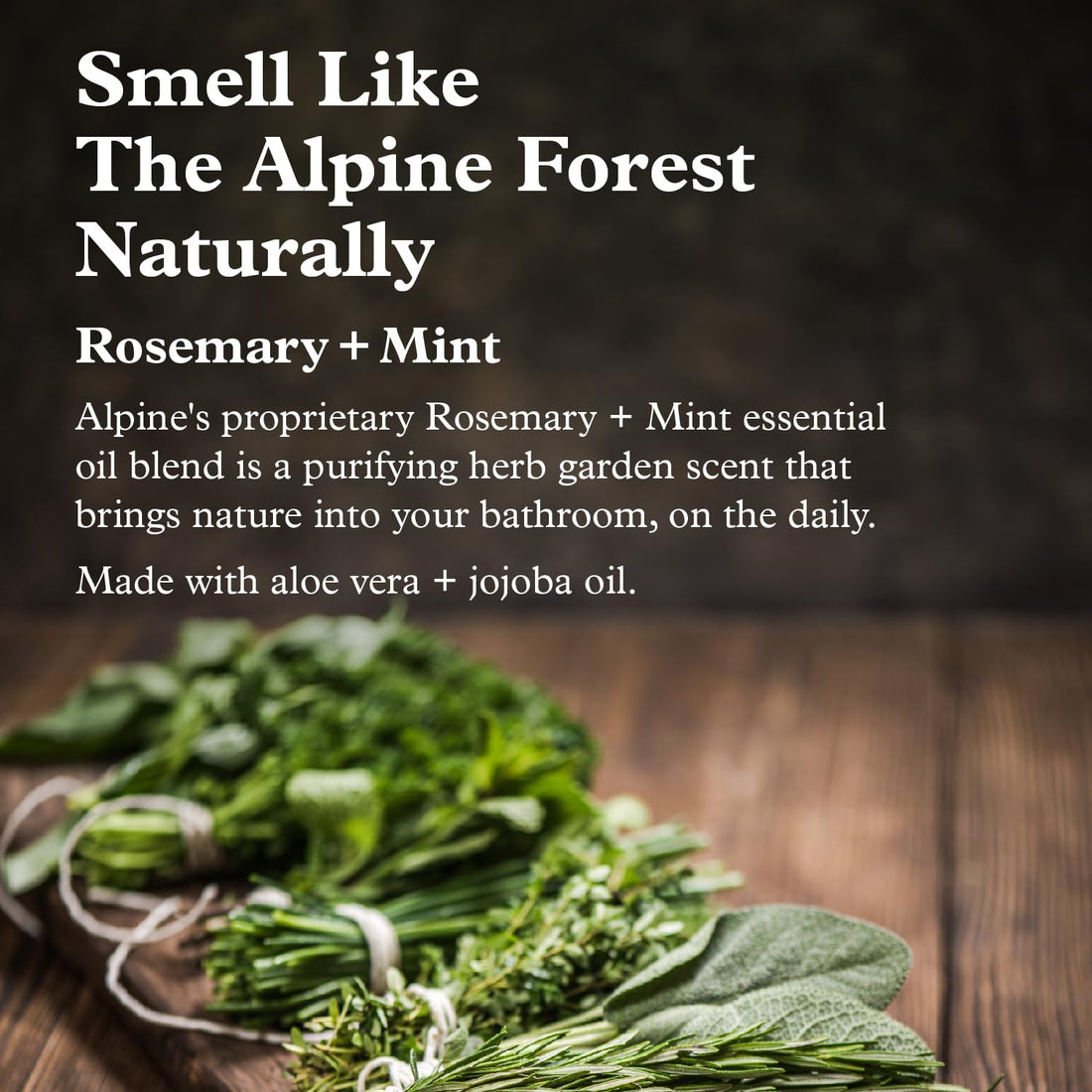 Alpine Provisions Rosemary & Mint Bar Soap - Moisturizing and Cleansing with Essential Oils, RSPO Palm Oil - Vegan and Organic Fragrance, Sulfate - Natural Soap Bar for Soft Hands – 5 Oz Pack of 1