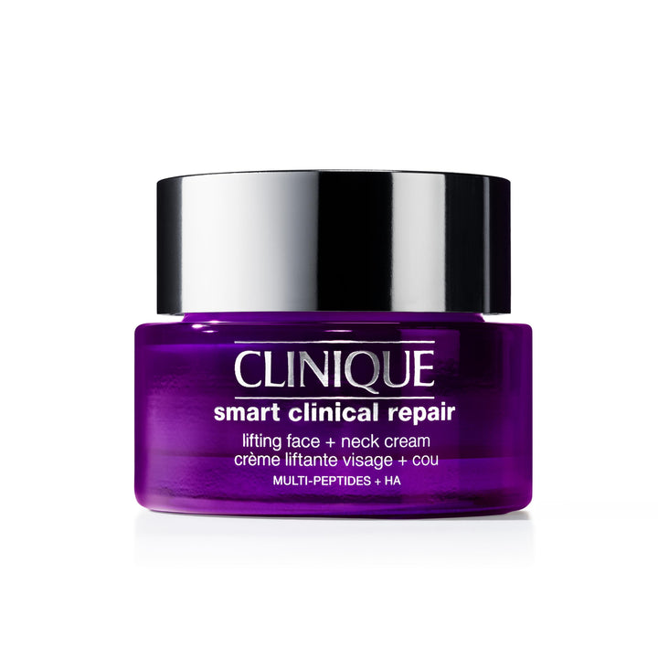 Clinique Smart Clinical Repair Lifting Face + Neck Cream with Peptides + Hyaluronic Acid | Anti-Aging + Hydrating, 1.7 Fl Oz