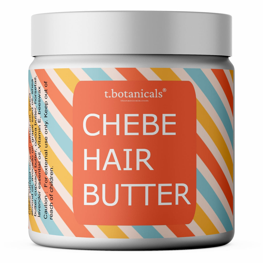 t.botanicals Chebe Butter for Hair Growth Hair Thickening Prevent Hair Loss Reduce Breakage and Split Ends Serum to Moisturize Dry Hair (Unscented, 8 oz.)