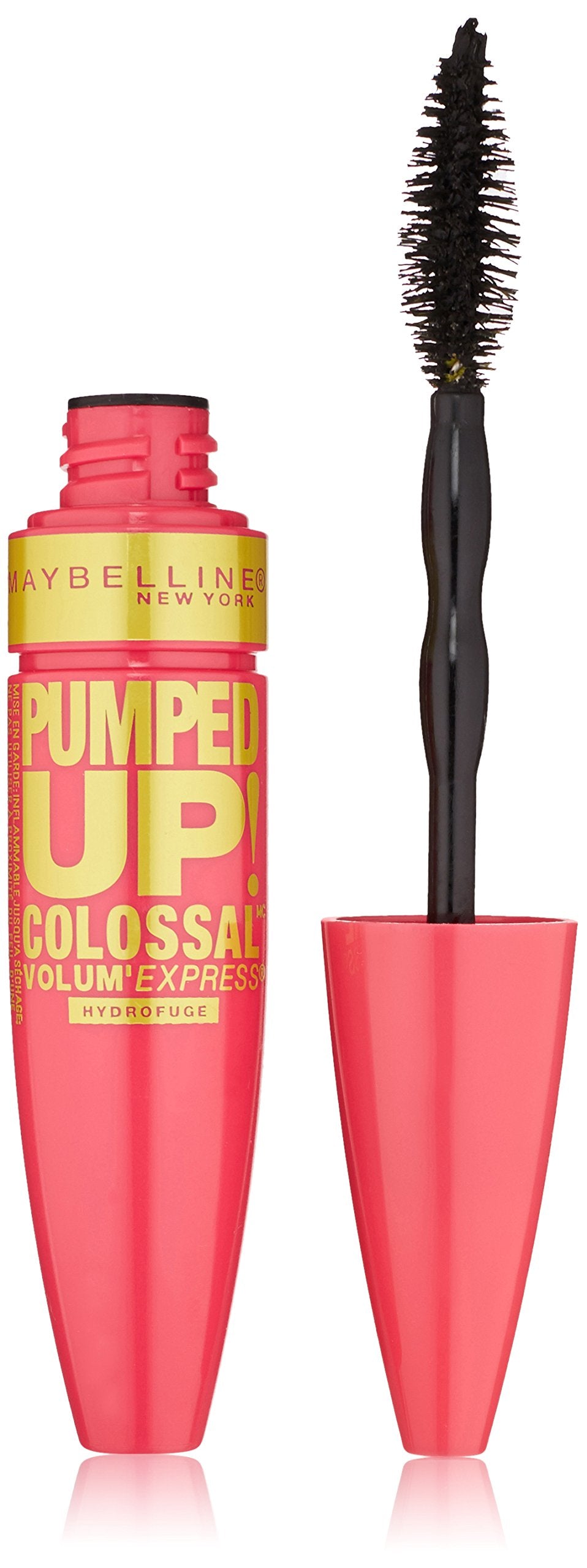Maybelline Volum' Express Pumped Up! Colossal Waterproof Mascara, Classic Black, 0.32 fl. oz.