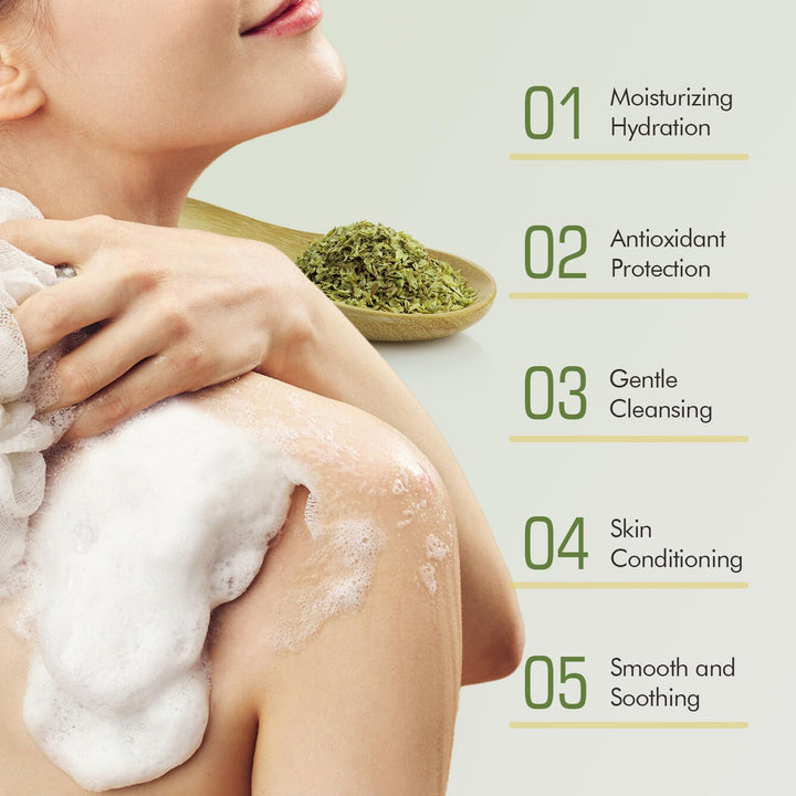 PALFICAB Green Tea Soap Bar, Natural Bath Soap with Tea Leaves, Coconut Oil, Shea Butter, Homemade - Vegan Bar Soap with Cold Pressed For Face and Body, Help Moisturizing Soften Dry Skin, 2 Bars