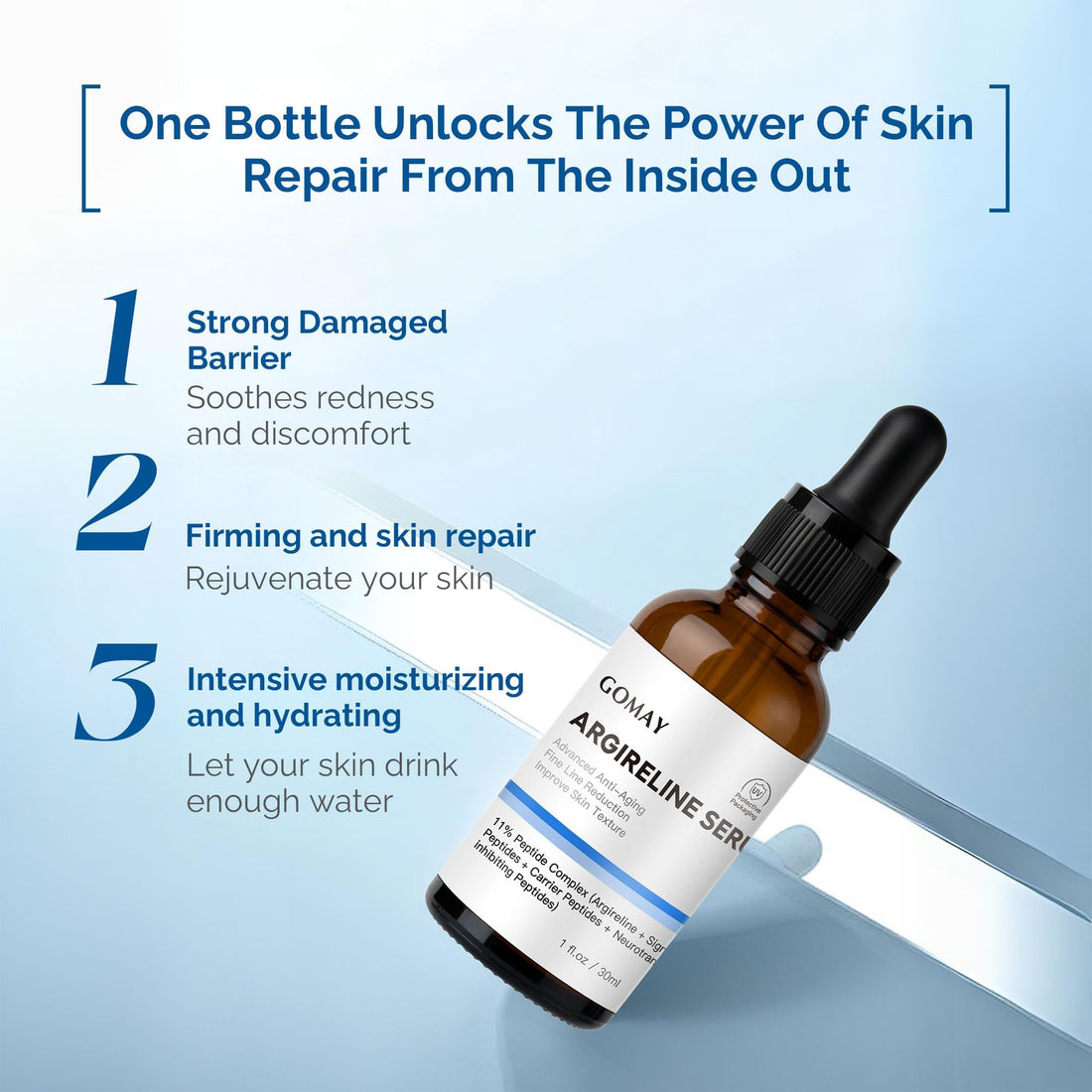 Ageless Elegance Argireline Serum - 11% Argireline Peptide Quality Fine Line Reducer, 1 Fl.Oz