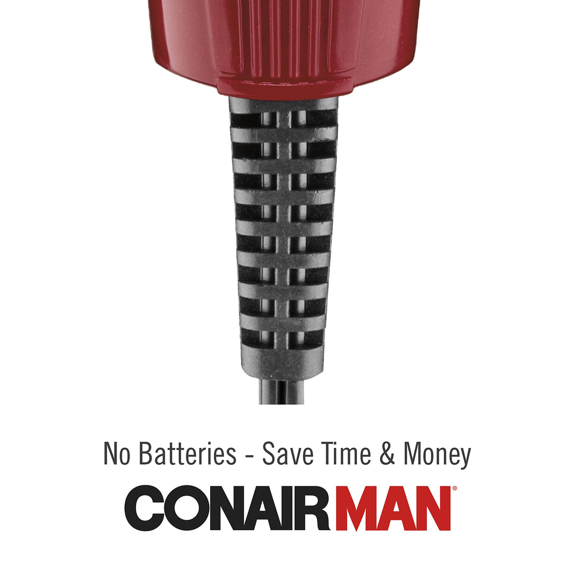 Conair Man Beard&Mustache Trimmer,Includes 3 All-Purpose Combs - Corded/Plug-In,Men
