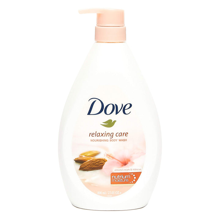 Dove Body Wash With Pump 27.05oz (800ML) (Almond & Hibiscus)