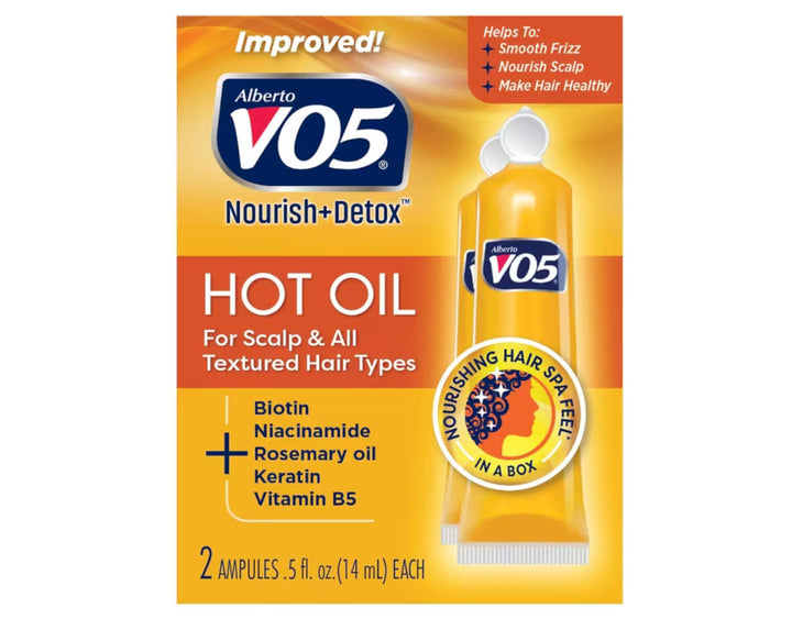 Vo5 Hot Oil Therapy Treatment 2 Count 0.5 Ounce (14ml) (3 Pack)