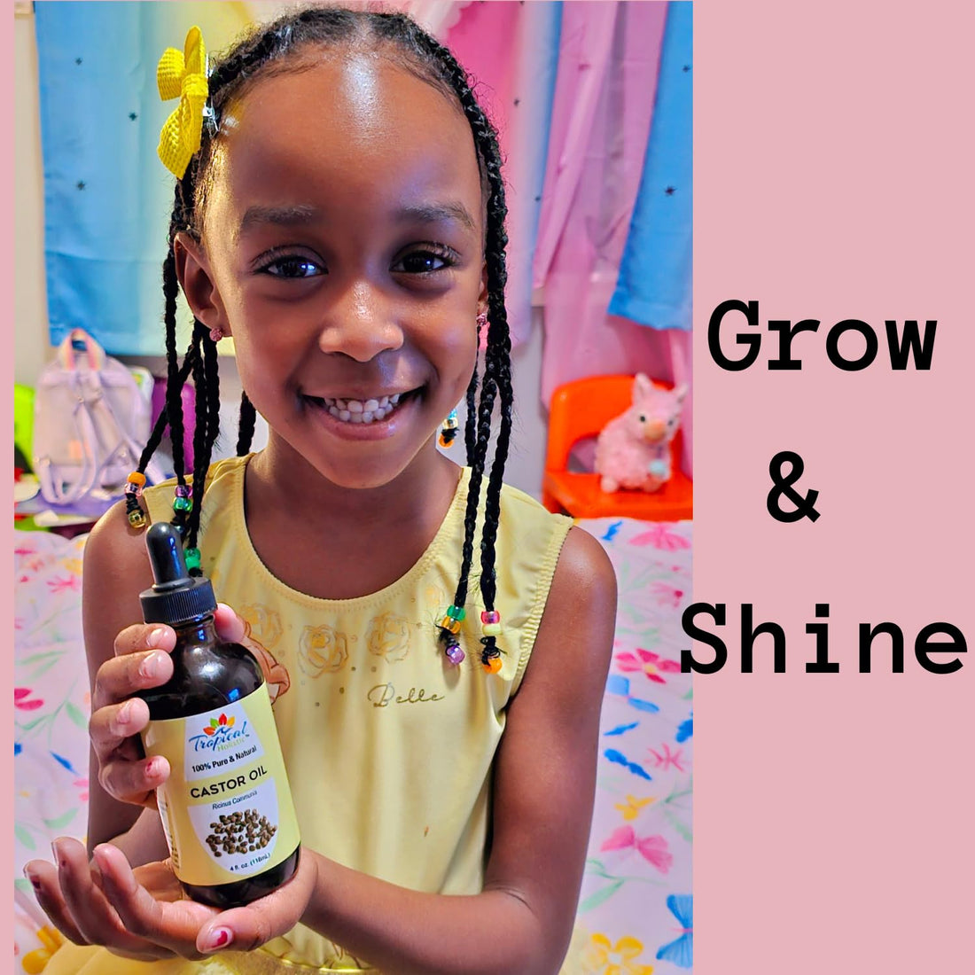 100% Pure Natural Castor Oil Organic Cold Pressed 4oz