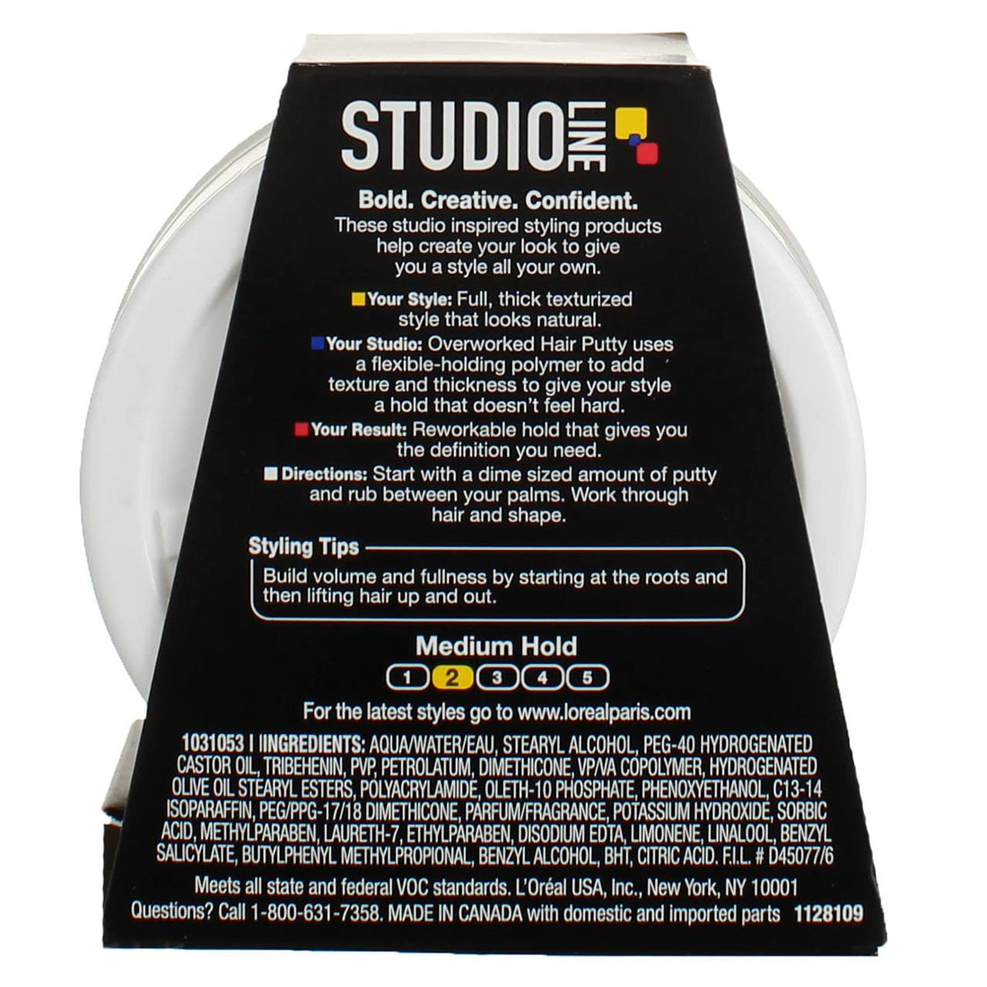 L'oreal LOreal Studio Line Overworked Hair Putty