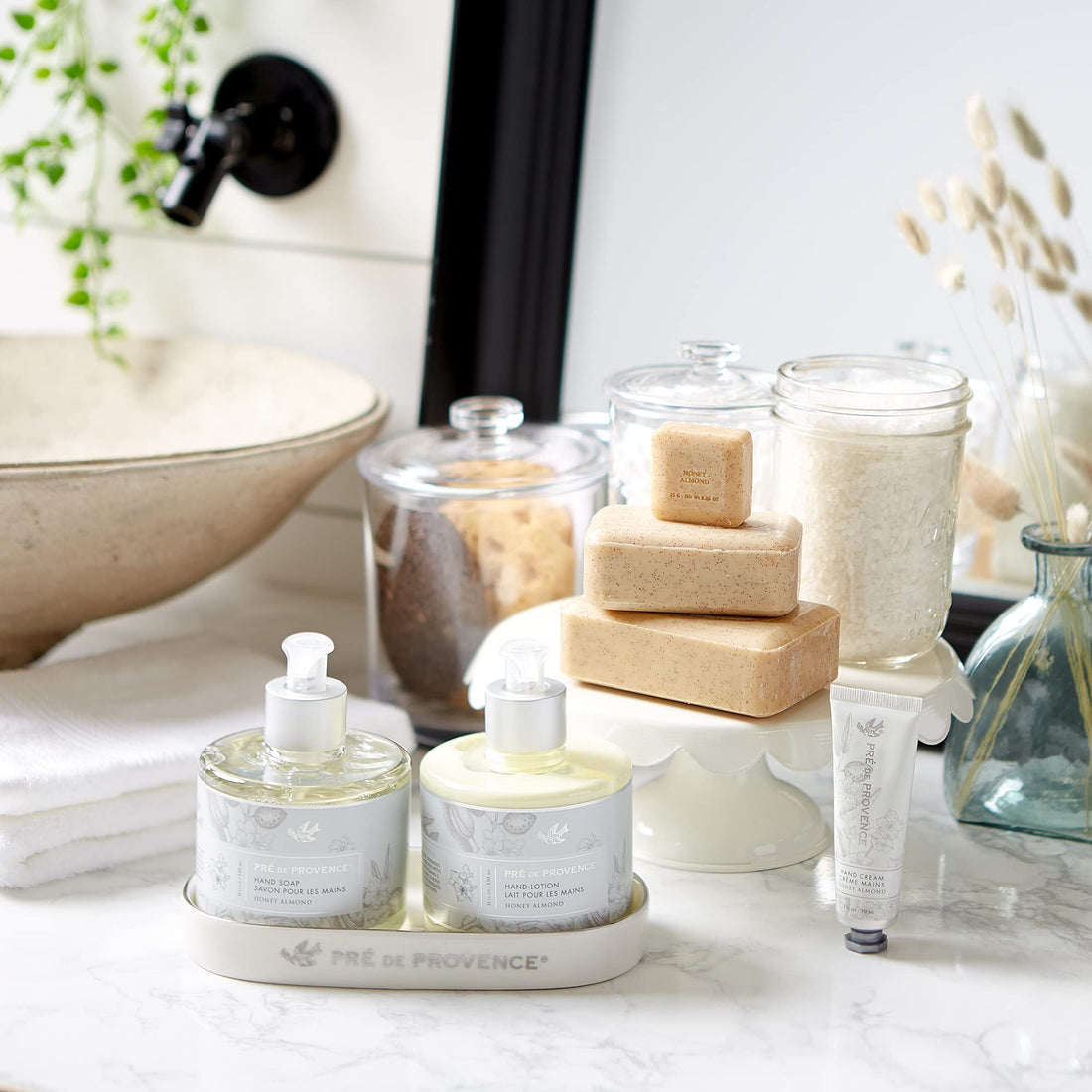 Pre de Provence Collection Shea Butter Enriched Soothing & Moisturizing, Hand Cream, 1 fl oz, Honey Almond