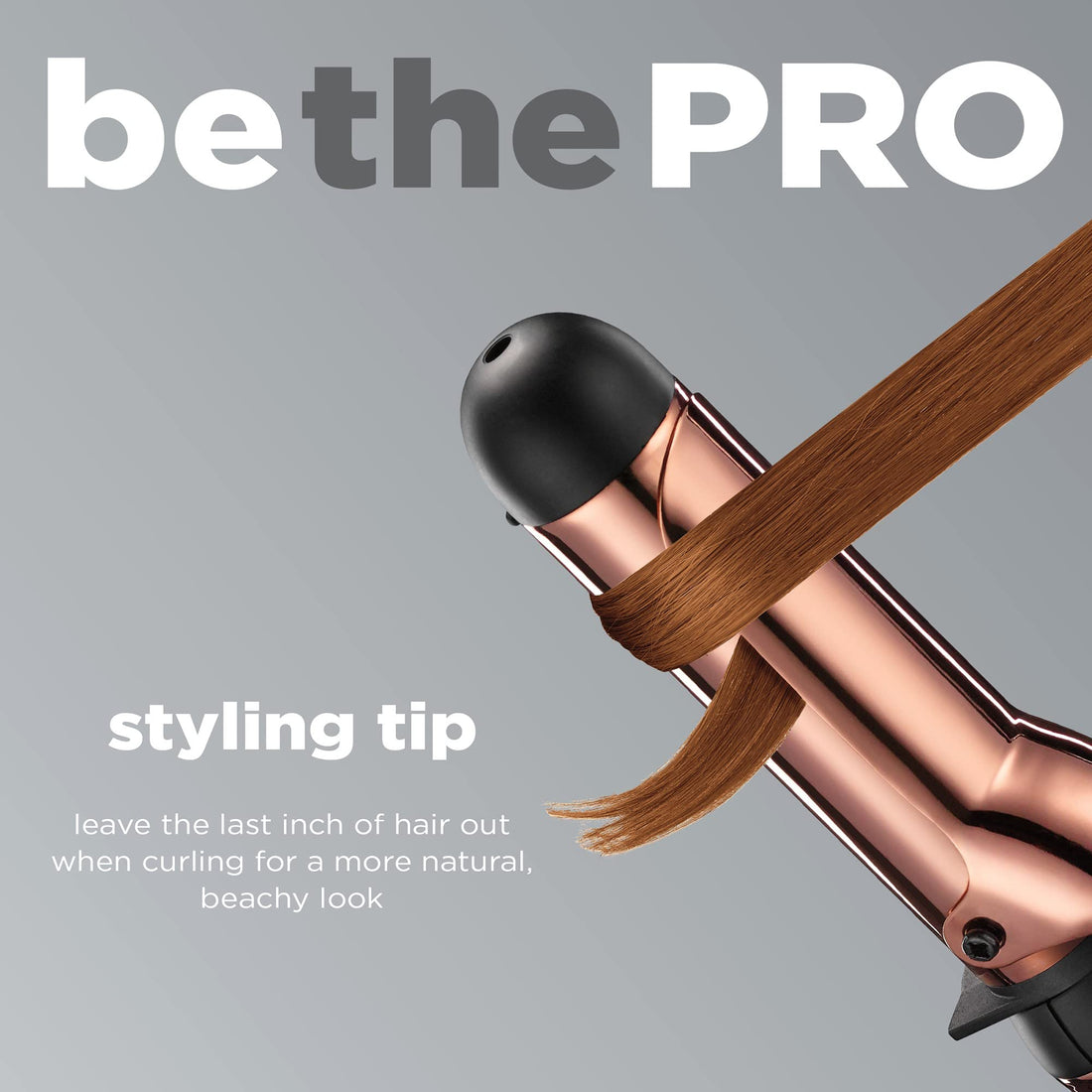 INFINITIPRO BY CONAIR Rose Gold Titanium Curling Iron, 1 ½-inch Curling Iron