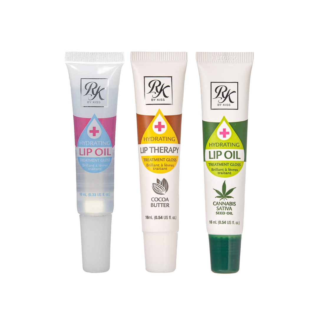 ruby kisses Hydrating lip oil treatment gloss CLEAR (RL001) 0.34oz