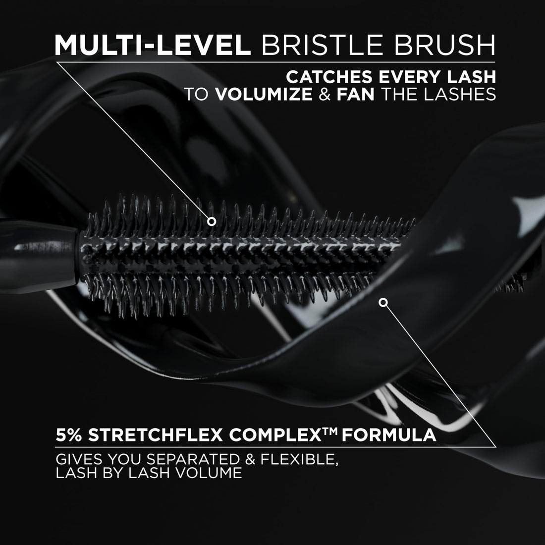 L'Oreal Paris Voluminous Panorama Mascara,Volumizing and Lengthening Mascara,Washable Longwear and Smudge Resistant Make Up,Black Brown,0.33 Fl Oz