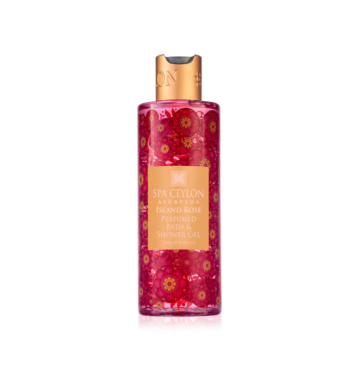 SPA CEYLON Island Rose Perfumed Bath & Shower Gel | Natural Body Wash | Foaming Gel | Moisturizing Body Cleanser | Paraben, Sulphate & Fragrance-Free | Suitable For All Skin Types