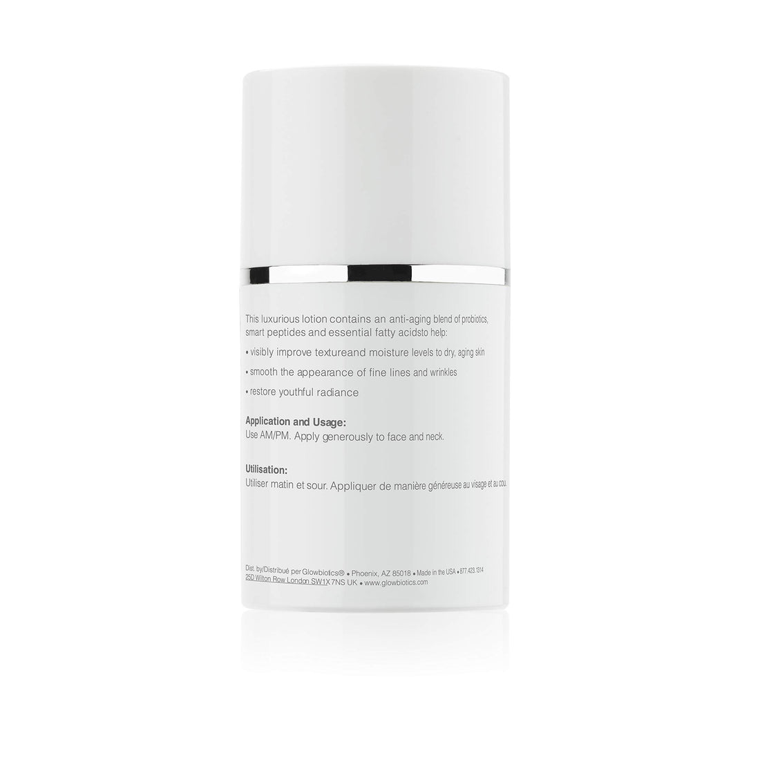 GLOWBIOTICS - Probiotic Firming + Replenishing Lotion Stimulate Collagen Production and Hydrate - For Dry and Normal Skin Types (1.7 fl oz)