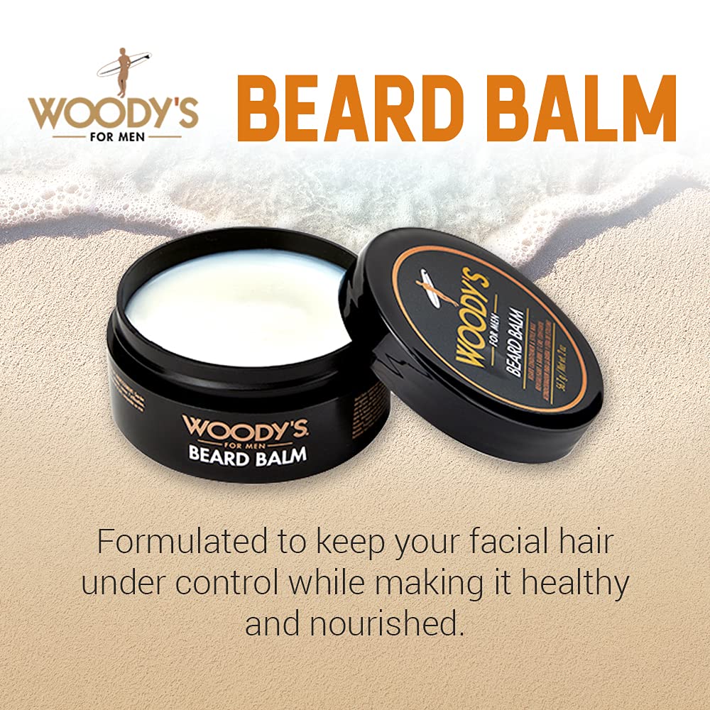 Woody's for Men Beard Balm, 2 Ounces