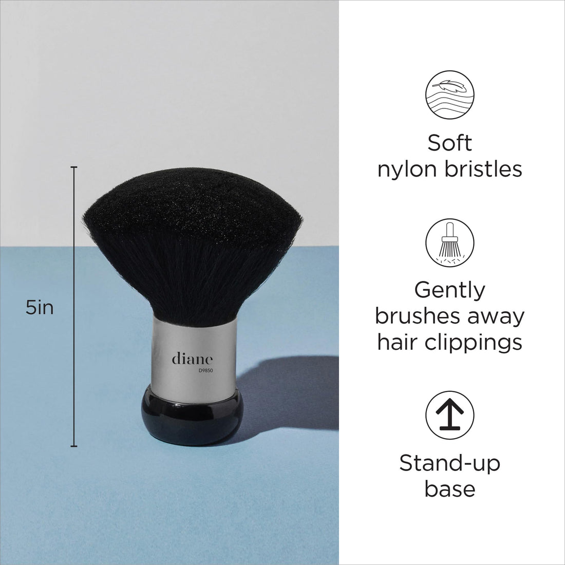 Diane Neck Duster, Black and Gold