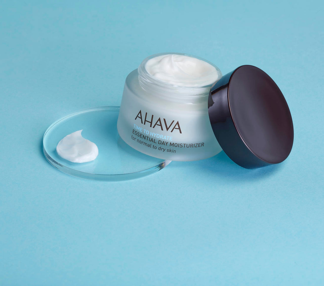 AHAVA Mud about You Gift Set, Includes Essential Day Moisturizer 50ml, Purifying Mud Mask 100ml, and Mineral Hand Cream 40ml